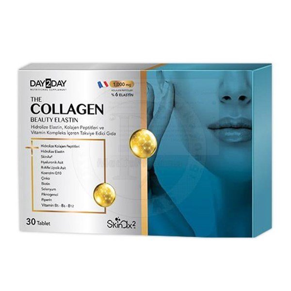 Day2day The Collagen Beauty Elastin 500 mg 30 Tablet Kolajen Takviyesi