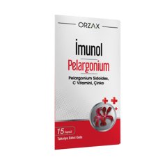 Orzax Ocean İmunol Pelargonium Takviye Edici Gıda 15 Kapsül