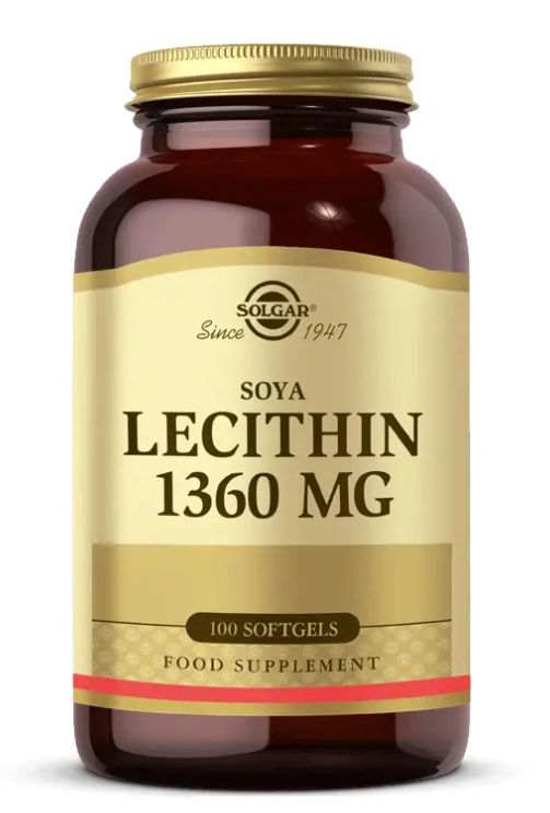 Solgar Lecithin 1360 mg 100 Kapsül