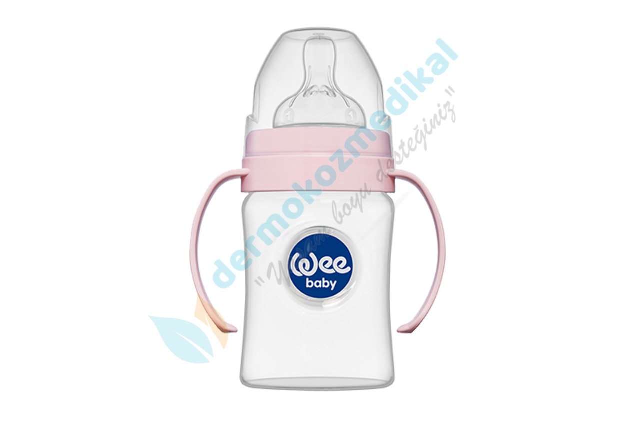 Wee Baby Kulplu Geniş Ağızlı PP Biberon Antikolik 150 ml