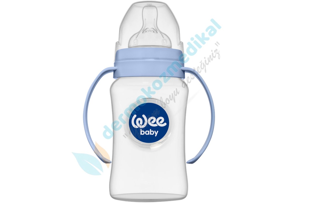 Wee Baby Kulplu Geniş Ağızlı PP Biberon Antikolik 250 ml