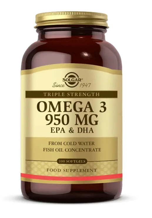 Solgar Omega 3 950 mg 100 Kapsül Balık Yağı