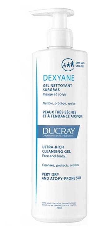 Ducray Dexyane Gel Nettoyant 400 ml ( Çok kuru ve atopik ciltler için Temizleyici Jel)