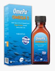 Omepa Balık Yağı Likit Portakal Aromalı 200ml