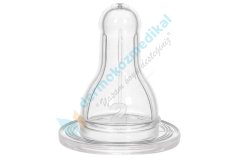 Wee Baby Yuvarlak Uçlu Silikon Biberon Emziği 6-18 Ay