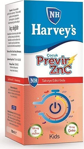 Nurse Harvey 's Previn Znc Kids 150 ml Şurup