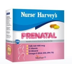 Nurse Harvey's Prenatal Vitamin 30 Tablet Multivitamin 30 Tablet Omega 3