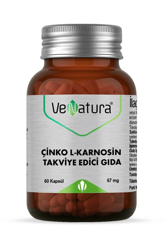 VeNatura Çinko L-Karnosin 60 Kapsül