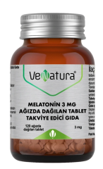 VeNatura Melatonin 3 mg 120 Ağızda Dağılan Tablet