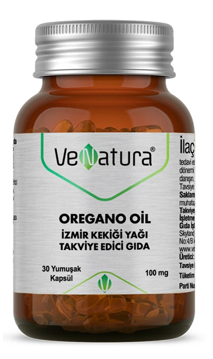 VeNatura Oregano Oil İzmir Kekiği Yağı 30 Yumuşak Kapsül