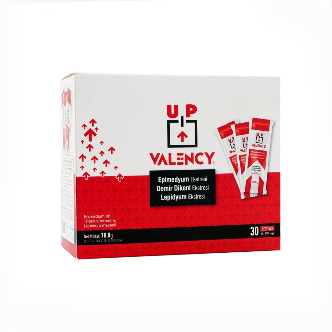 Valency UP Epimedyum ve Tribulus İçeren Gıda Takviyesi 30 Şase