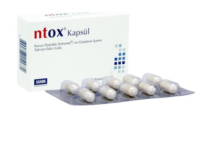Assos İlaç Ntox Kavun Ekstraktı ve Glutatyon İçeren 30 Kaspül