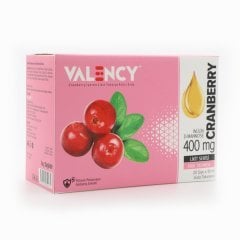 Valency Cranberry Likit 400mg 20 Şişe 10ml