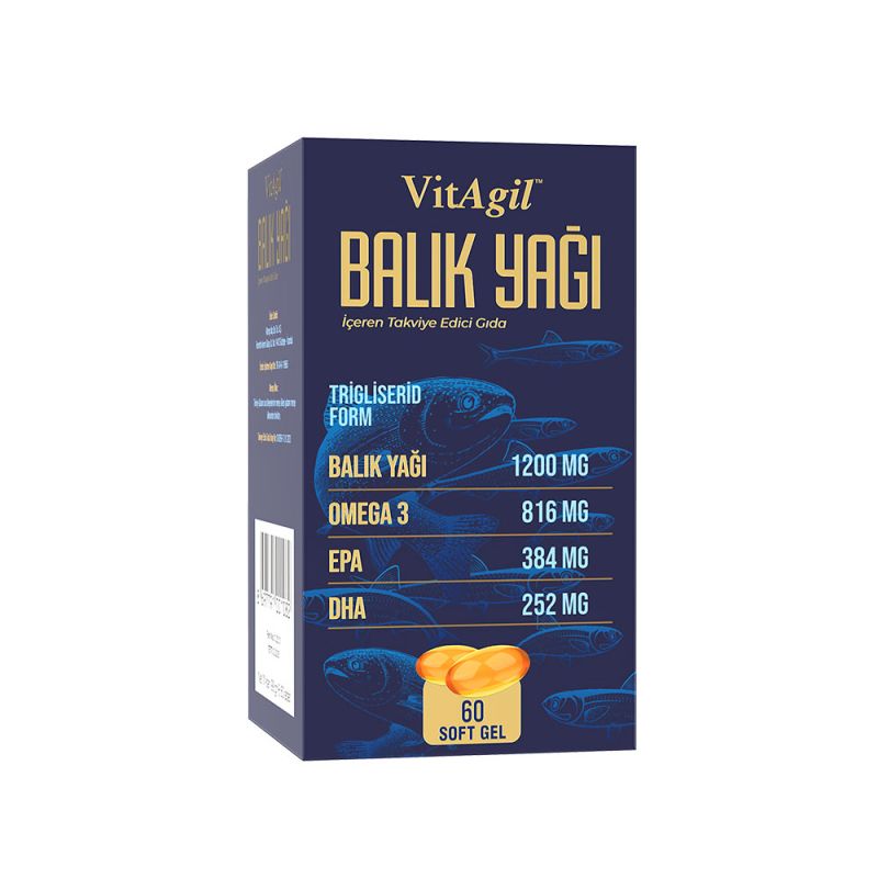 Allergo Vitagil Omega 3 1200mg 60 Softgel Kapsül