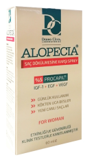 Alopecia Saç Dökülmesine Karşı Sprey Kadın 60 ml