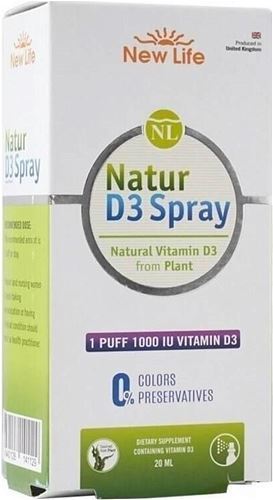 Newlife Natur D3 1000 IU 20 ml Sprey