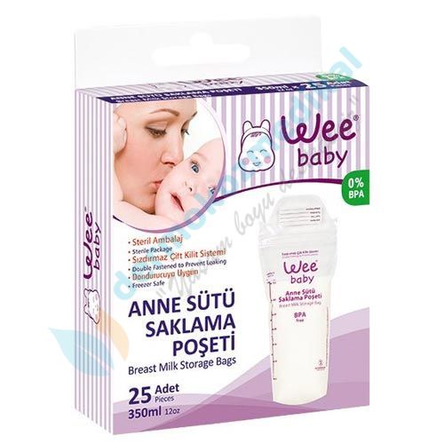 Wee Baby Anne Sütü Saklama Poşeti 25 Adet