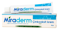 Miraderm Çinko Oksit Krem 20 gr