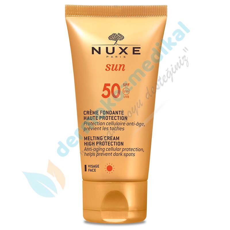 Nuxe Sun Creme Fondante Visage Haute Protection Spf50 50ml