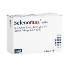 ​Assos İlaç Selenomax Takviye Edici Gıda 30 Kapsül