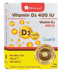 Medicago Vitamin D3 400IU Sprey 30ml