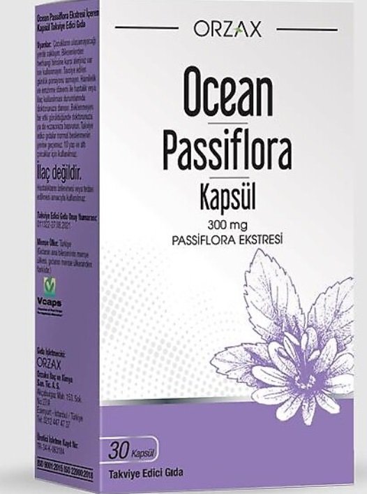 Orzax Ocean Passiflora 30 Kapsül
