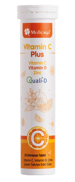 Medicago Vitamin C Plus Efervesan 20 Tablet