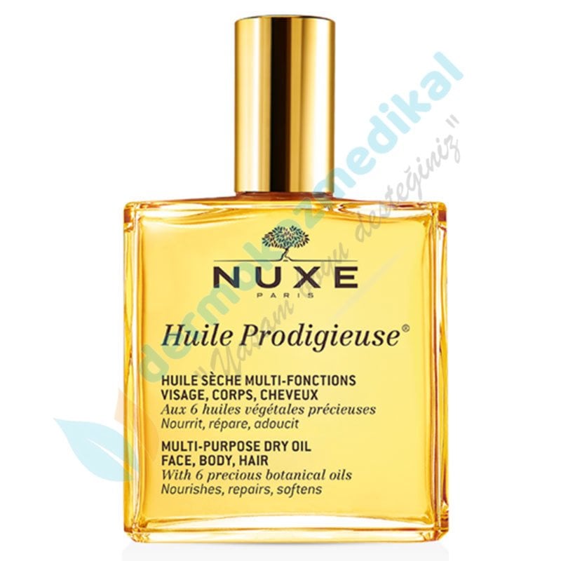 NUXE Huile Prodigieuse 50ml ( Çok Amaçlı kuru yağ - Yüz vücut saçlar )