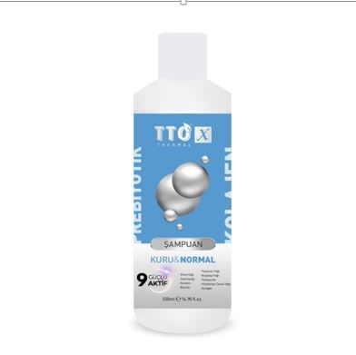 TTO X Kolajen ve Prebiyotik Kuru & Normal Saçlar Şampuan 500ml