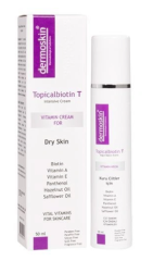 Dermoskin Topicalbiotin T Bakım Kremi 50 ml (Kuru ciltler için vitamin krem )