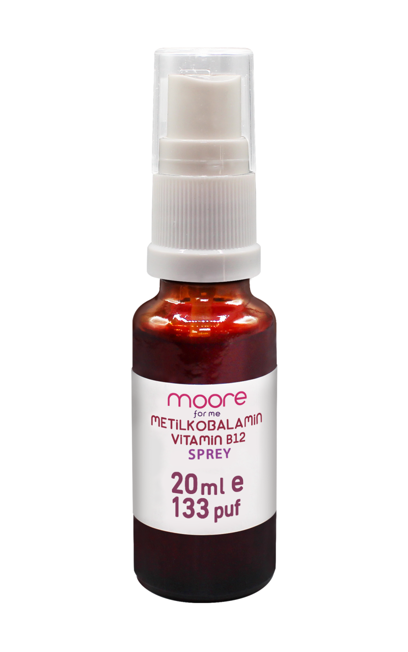 Moore Metilkobalamin Vitamin B12 Sprey 133 Puff 20ml