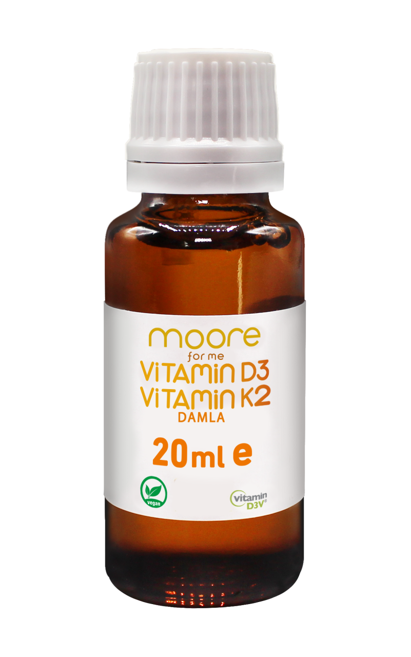 Moore Vitamin D3 K2 Damla 20 ml