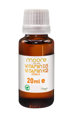 Moore Vitamin D3 K2 Damla 20 ml