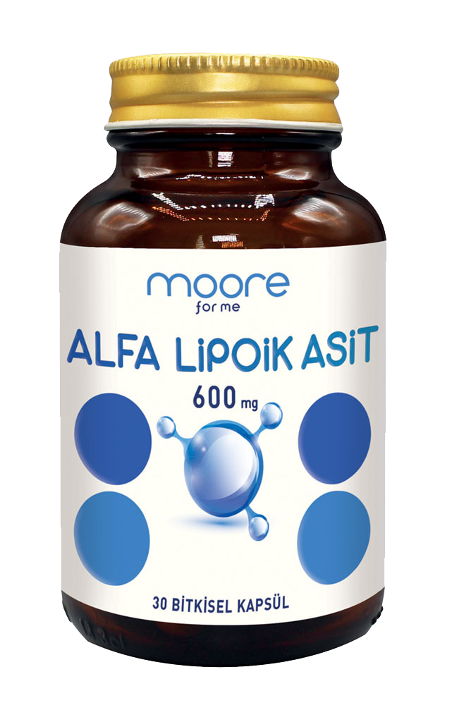 Moore Alfa Lipoik Asit 600 mg Bitkisel Kapsül