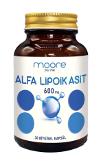 Moore Alfa Lipoik Asit 600 mg Bitkisel Kapsül