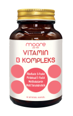 Moore Vitamin B Kompleks 30 Bitkisel Kapsül