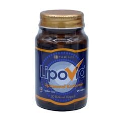 LipoVia Lipozomal Kurkumin 30 Bitkisel Kapsül