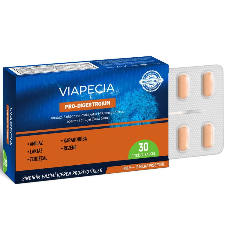 Viapecia Pro-Digestroium 30 Kapsül