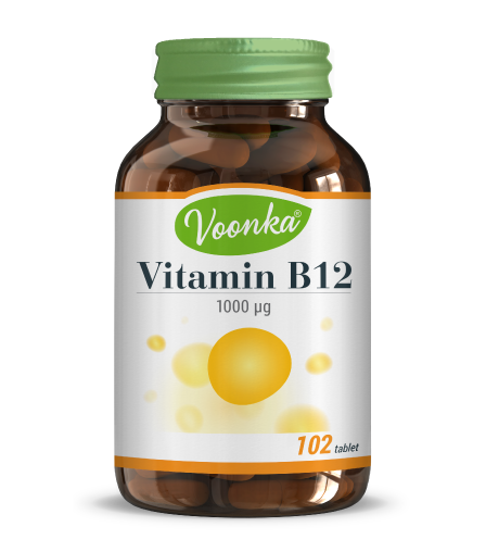 Voonka Vitamin B12 İçerikli Takviye Edici Gıda 102 Tablet