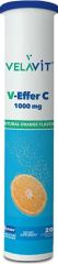 Velavit V-Effer C 1000 mg 20 Efervesan Tablet