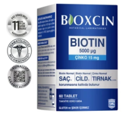 Bioxcin Biotin 5000 mcg 60 Tablet