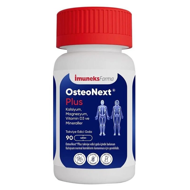 Imuneks Farma Imuneks OsteoNext Plus Takviye Edici Gıda 90 Tablet