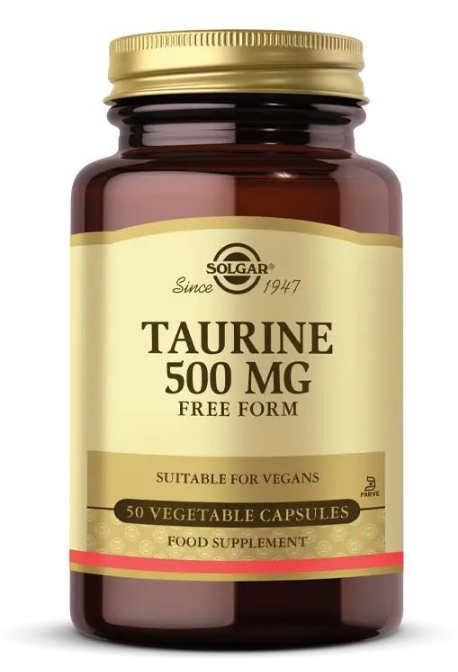 Solgar Taurin 500mg 50 Kapsül