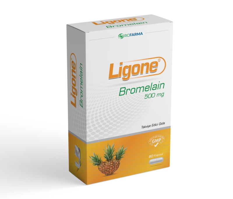 Ligone Bromelain 60 Kapsül