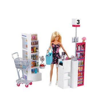 Barbie Süpermarkette Oyun Seti FRP01