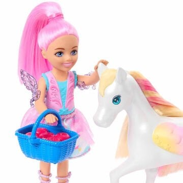 Barbie a Touch of Magic Chelsea ve Pegasus Oyun Seti