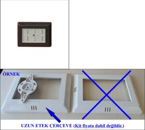 Mini Altın Oran Seri Aydınlatma Armatürü Antrasit uzun etek - Beyaz