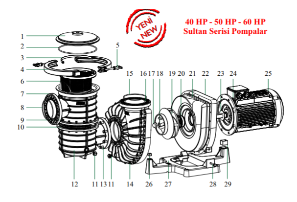 Sultan Serisi 40 HP Çark No:19