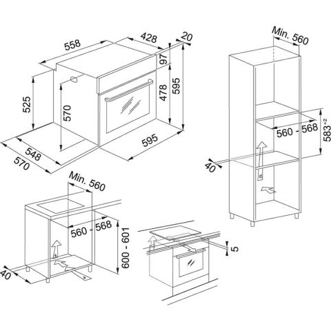 Franke Ankastre Set (FPJ 615 WH A Davlumbaz - FHNS 604 WH Ocak - FMA 86 WH Fırın)