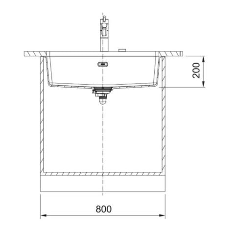 FRANKE MARİS MRG 210/110-72 NERO GRANİT EVYE